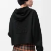 Anagram Zip-Up Hoodie in Wool