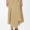 Asymmetric Skirt in Cotton Asymmetric Skirt in Cotton