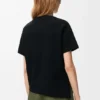 Asymmetric T-Shirt in Cotton Blend