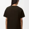 Asymmetric T-Shirt in Cotton Blend
