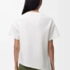 Asymmetric T-Shirt in Cotton Blend