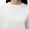 Asymmetric T-Shirt in Cotton Blend