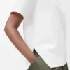 Asymmetric T-Shirt in Cotton Blend