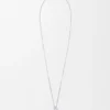Aubergine Necklace in Sterling Silver and Pearl Aubergine Necklace in Sterling Silver and Pearl