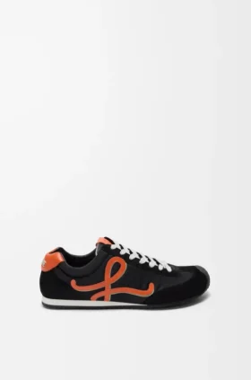 Ballet Runner 2.0 In Nylon and Calfskin