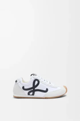 Ballet Runner 2.0 In Nylon and Calfskin