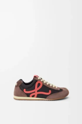 Ballet Runner 2.0 In Nylon and Calfskin