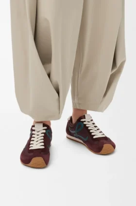 Ballet Runner 2.0 In Nylon and Calfskin