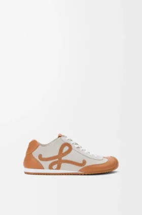 Ballet Runner 2.0 Unlined in Deerskin and Vegetable-Tanned Calfskin