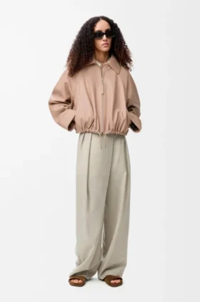 Balloon Jacket in Nappa Lambskin