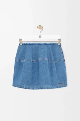 Balloon Skirt in Denim