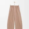 Barrel Trousers in Nappa Lambskin