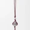Beaded Fig Charm