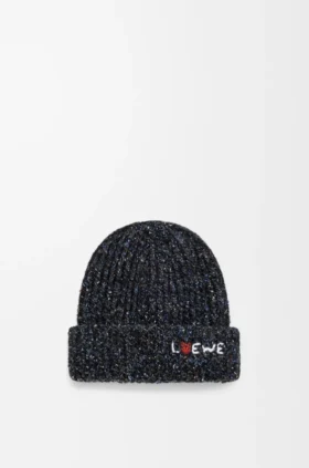 Beanie in Wool, Silk and Alpaca Blend
