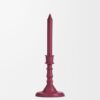 Beetroot wax candleholder