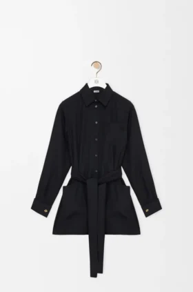 Belted Blouse in Silk