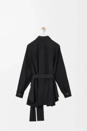 Belted Blouse in Silk
