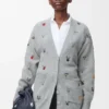 Belted Cardigan in Wool