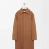 Belted Coat in Wool