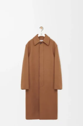 Belted Coat in Wool