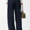 Belted Jeans in Denim Belted Jeans in Denim