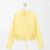 Belted Shirt in Cotton
