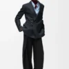 Belted Trousers in Wool