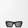 Beveled Cateye Sunglasses