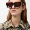 Beveled Cateye Sunglasses