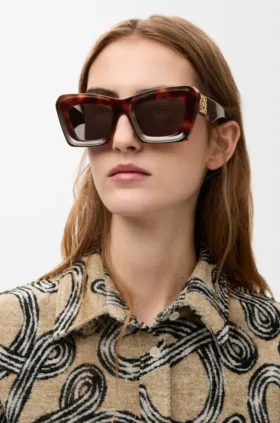 Beveled Cateye Sunglasses