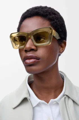 Beveled Cateye Sunglasses