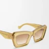 Beveled Cateye Sunglasses