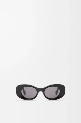 Beveled Oval Maxi Anagram Sunglasses