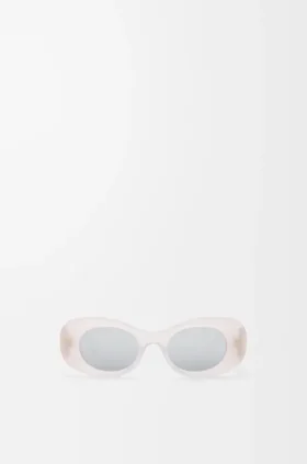 Beveled Oval Maxi Anagram Sunglasses