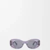 Beveled Oval Maxi Anagram Sunglasses