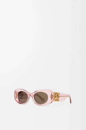 Beveled Oval Maxi Anagram Sunglasses