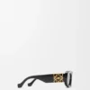 Beveled Oval Maxi Anagram Sunglasses