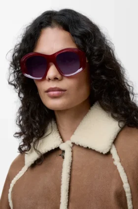 Beveled Pentagon Sunglasses