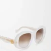 Beveled Pentagon Sunglasses