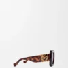 Beveled Square Maxi Anagram Sunglasses Beveled Square Maxi Anagram Sunglasses