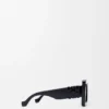 Beveled Square Maxi Anagram Sunglasses Beveled Square Maxi Anagram Sunglasses