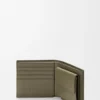 Bifold Coin Wallet in Satin Calfskin
