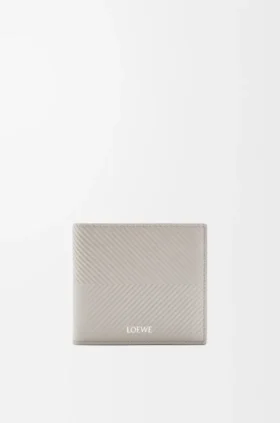 Bifold Coin Wallet in Textured Classic Calfskin