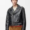 Biker Jacket in Nappa Lambskin