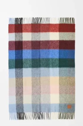Blanket in Alpaca and Wool Blend
