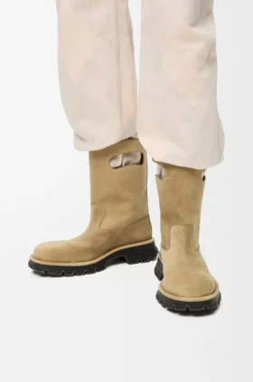 Bobby Boot in Waxed Split Calfskin Bobby Boot in Waxed Split Calfskin