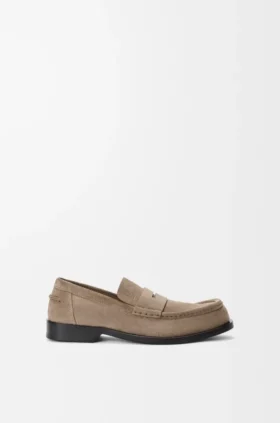 Bobine Loafer in Suede Calfskin