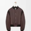 Bomber Jacket in Nappa Lambskin
