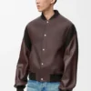 Bomber Jacket in Nappa Lambskin