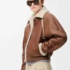 Bomber Jacket in Shearling Bomber Jacket in Shearling